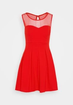 Wal G Tina Skater - Jersey Dress - Red -Wal G 6ff4c77cead8404a8a11f4d77c9220c8