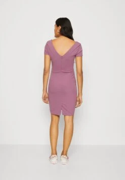 Wal G Gary Bodycon Dress - Jersey Dress - Mauve Pink -Wal G 75a98ee8bb82493eb984a7a9739f71c3