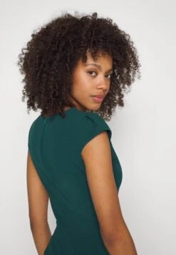 Wal G Short Sleeve V Neck - Jumpsuit - Forest Green -Wal G 7605d3415c1a43feb188befb417ada77