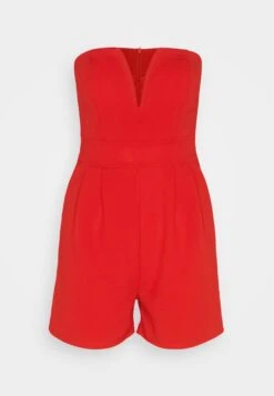 Wal G Christa V Neck Playsuit - Jumpsuit -Wal G 77facf82b486485f87eca45bee580a10