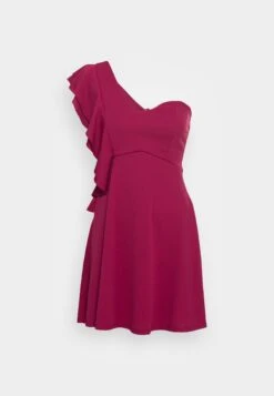 Wal G One Shoulder Skater Dress - Jersey Dress - Magenta 8 Wal G One Shoulder Skater Dress - Jersey Dress - Magenta -Wal G 7bd891668d474d38a22af69d4ef02fb0
