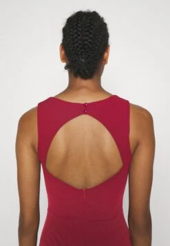 Alyona Heart Midi Dress - Jersey Dress - Berry Wine -Wal G 7e28aebe7e9a42629f021e500874a5a8