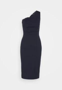 Wal G Sofia Midi - Jersey Dress - Navy Blue -Wal G 81a708a6308749cb9fe543bf21dee99d