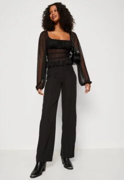 Wal G X Tonya Straight Leg Trouser - Trousers -Wal G 81d6cd84514b4f5691dc09ea4bc59237