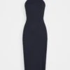 Tamia Cut Out Midi - Cocktail Dress / Party Dress - Navy Blue