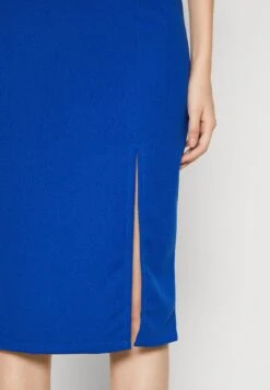 Wal G Valentines Heart Midi Skirt - Pencil Skirt - Electric Blue -Wal G 88b2ebf635a247b8a4a61bcaced6b3d6