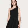 Wal G Janine Skater Dress - Jersey Dress - Black