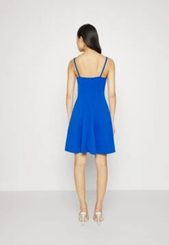 Wal G Vincent Skater Dress - Jersey Dress - Electric Blue -Wal G 8c76869de29c4e84bca88b728c844681