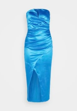 Wal G Party Ben V Neck Midi - Cocktail Dress / Party Dress - Ocean Blue -Wal G 8e61e51aae5f45e3b46f4c3cb82260a4