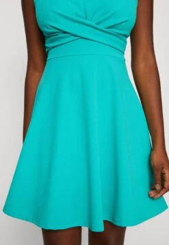 Wal G Jaqueline Skater Dress - Jersey Dress - Tiffany Blue -Wal G 9b4001d4a4014e2187fa445a421084bd