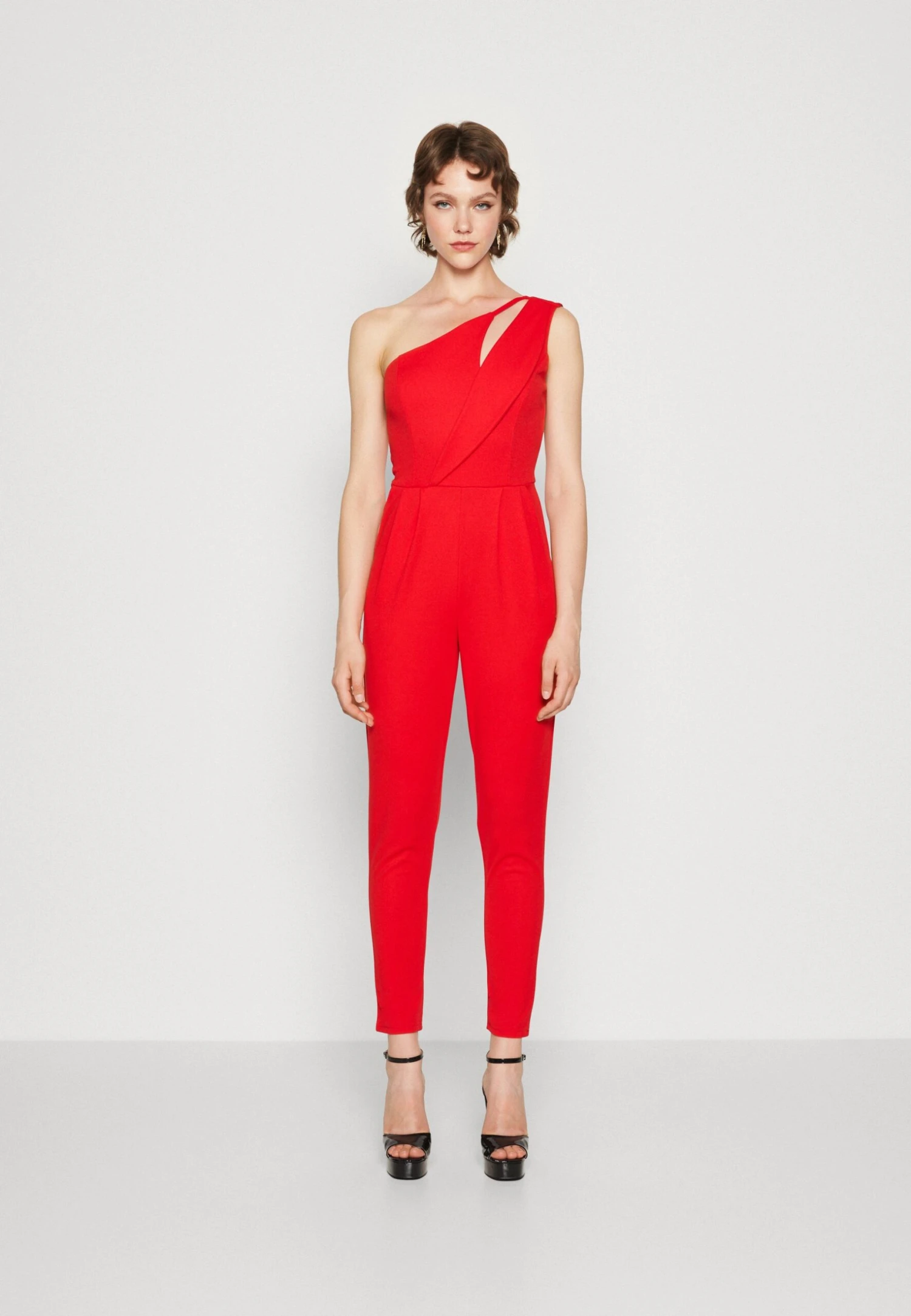 Wal G Mica Cut Out- Jumpsuit - Red 1 Wal G Mica Cut Out- Jumpsuit - Red