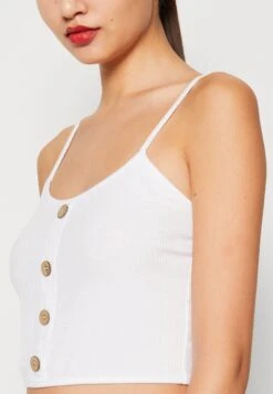 Wal G Christina Button Crop Top - Top -Wal G a1ed848d6b8f4ce3af1dba32908d099f