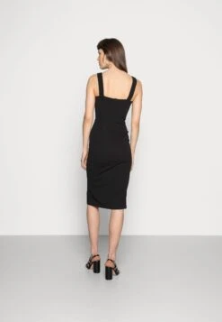Wal G V Neck Midi Dress - Jersey Dress -Wal G a56c367c0e304f1ba94b6adbced61515
