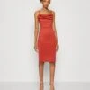 Wal G Jessy Dress - Cocktail Dress / Party Dress - Terracotta
