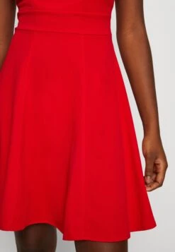 Wal G Vincent Skater Dress - Jersey Dress - Red 11 Wal G Vincent Skater Dress - Jersey Dress - Red -Wal G b1521a4463334f4f89dba76f852cb3f7