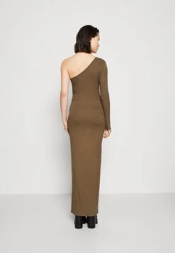 Wal G Party Ash One Shoulder Maxi - Jersey Dress - Khaki Green -Wal G b5c9a20921cd4602a81a62de982f81d7