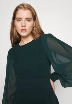 Kat Sleeve Dress - Cocktail Dress / Party Dress - Forest Green 9 Kat Sleeve Dress - Cocktail Dress / Party Dress - Forest Green -Wal G b5e57b4173e24602900d464f14c90f46