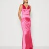 Wal G Nikita V Neck Maxi - Occasion Wear - Strawberry Pink