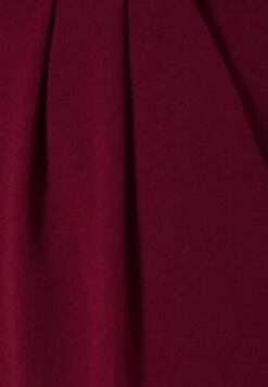 Frill Sleeve - Jumpsuit - Wine -Wal G c4601899873e4e128850c3fe0d97ed75