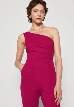 Wal G Rosalita One Shoulder - Jumpsuit - Raspberry -Wal G cca5a7d9d9c94bfb823e09b09579cd10