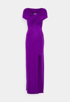 Wal G Wedding Odette Off Shoulder Maxi - Occasion Wear - Purple -Wal G cf259137cefb4754b21d00e817bb7c5d