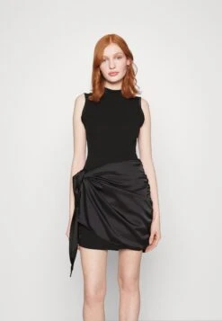 Wal G Holiday Alex Wrap Skirt Mini - Cocktail Dress / Party Dress - Black