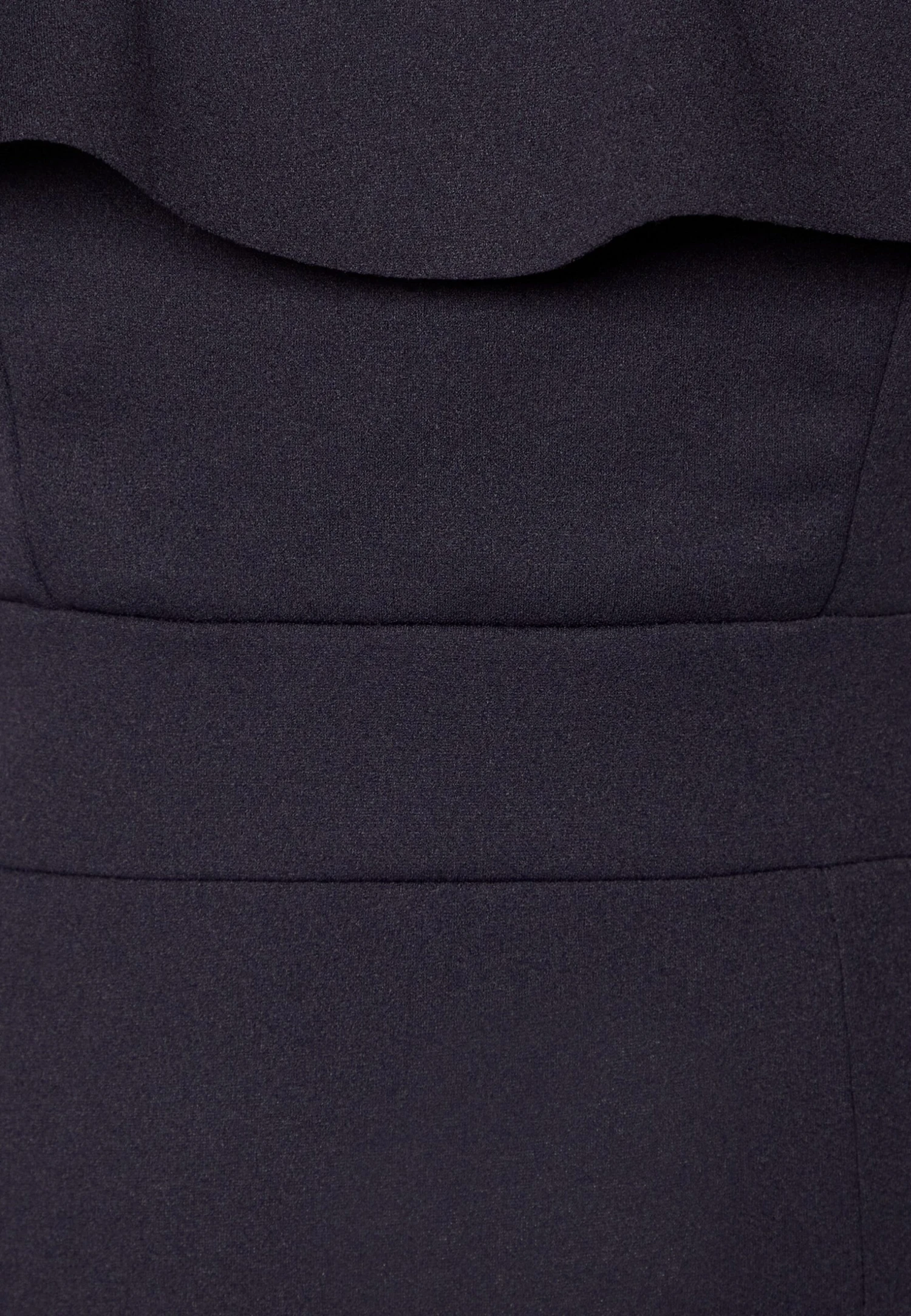 Camille Ruffle Midi - Cocktail Dress / Party Dress - Navy Blue 3 Camille Ruffle Midi - Cocktail Dress / Party Dress - Navy Blue - Image 3