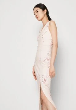 Wal G Wedding Dolly V Neck Print Maxi - Jersey Dress - Apricot/Multi-Coloured 9 Wal G Wedding Dolly V Neck Print Maxi - Jersey Dress - Apricot/Multi-Coloured -Wal G d4dc8c50869e4d61a236be7e2faa7daf