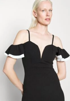 Simah Frill Midi Dress - Day Dress -Wal G d4e9f6fe765e4e4e922f5a50f86fa2b2