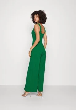 Wal G Steven Front Slit - Jumpsuit - Leaf Green -Wal G dbb27fd6b18a41acbe92830745bedbf2