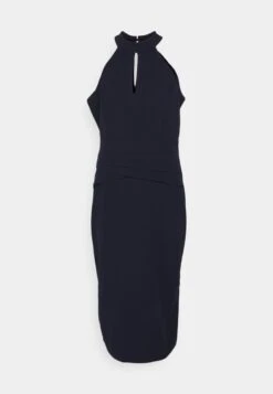 Stace Halter Neck Midi - Cocktail Dress / Party Dress - Navy Blue -Wal G def9af4f0f03429982da08a9aa171765