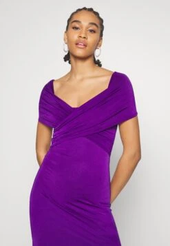 Wal G Wedding Odette Off Shoulder Maxi - Occasion Wear - Purple -Wal G e53bb1a752b148158aa4649861427917