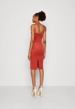 Wal G Jessy Dress - Cocktail Dress / Party Dress - Terracotta -Wal G e7b8de0b01cf43508734602abf8a784e