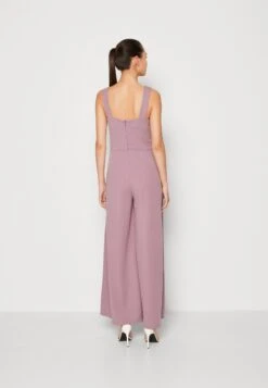 Wal G Jackie Wide Leg - Jumpsuit - Mauve Pink -Wal G e8be675cc2ae4dcca9b0686f20e1f397