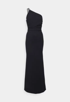 Wal G Mimi One Shoulder Maxi Dress - Occasion Wear - Black -Wal G f0b64a7e8d9149cfb6cf42f1b684e409