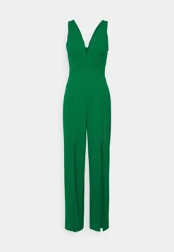 Wal G Steven Front Slit - Jumpsuit - Leaf Green -Wal G f28519b60cb04b7cb6df4a774ef021ee