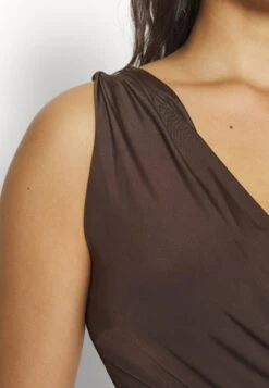 Wal G Party Luna One Sleeve Midi - Cocktail Dress / Party Dress - Chocolate Brown 15 Wal G Party Luna One Sleeve Midi - Cocktail Dress / Party Dress - Chocolate Brown -Wal G f621d9778c504a70a43164e660b5d3d3