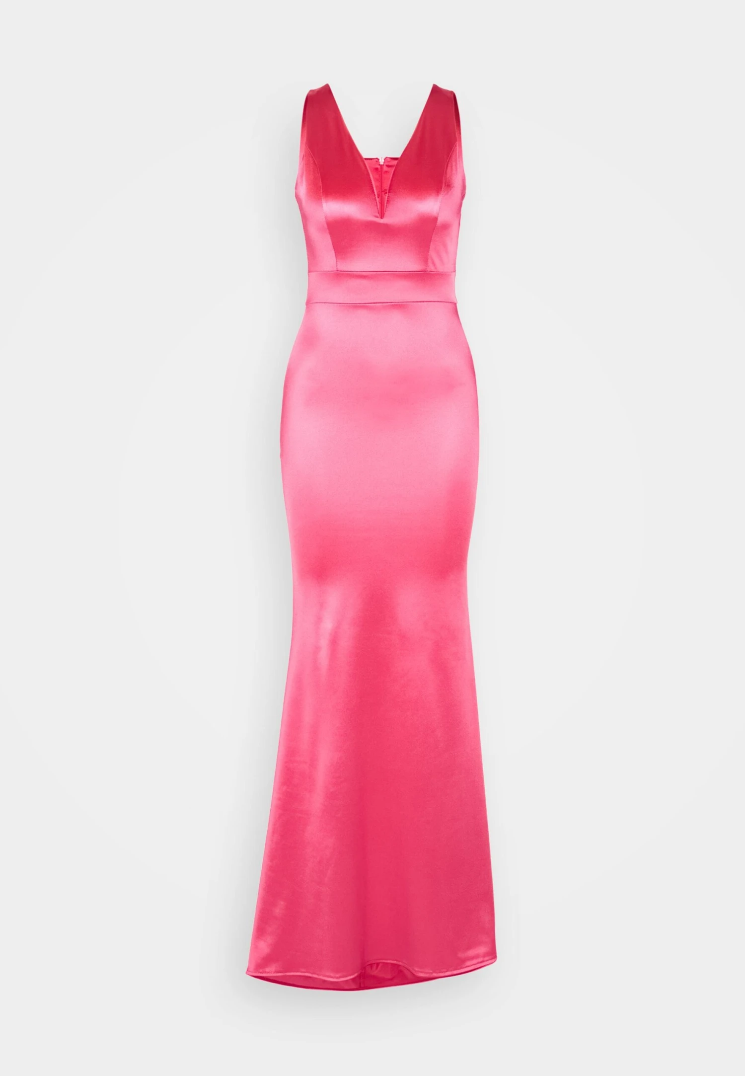 Wal G Nikita V Neck Maxi - Occasion Wear - Strawberry Pink 5 Wal G Nikita V Neck Maxi - Occasion Wear - Strawberry Pink - Image 5