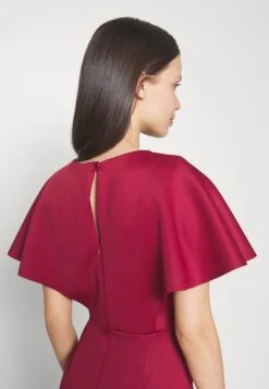 Wedding Petite Betty Wrap Midi Dress - Shift Dress - Wine -Wal G f8d8d81a117e4970906e0851e99dd165