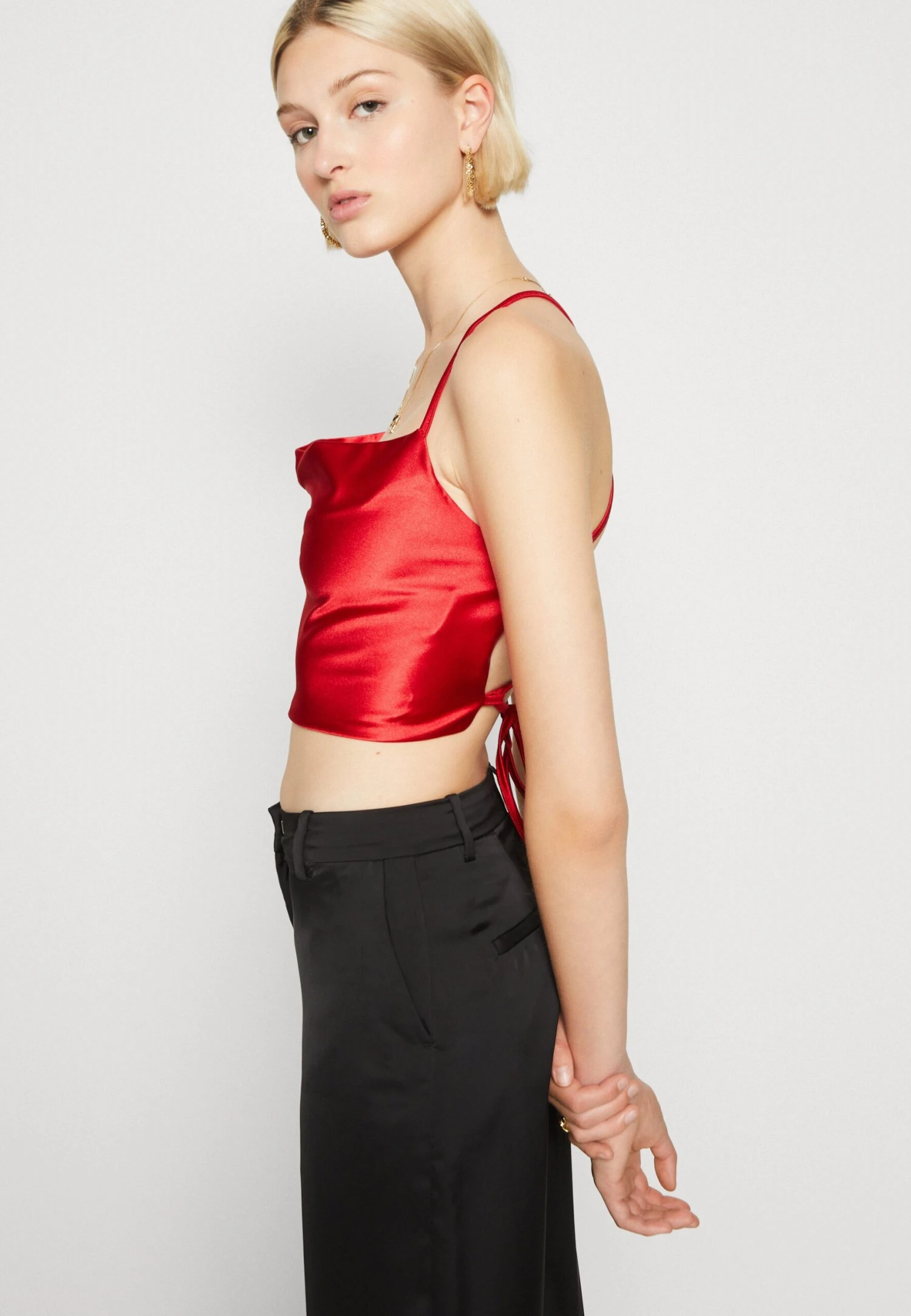 Wal G Milly Strappy - Top - Red 4 Wal G Milly Strappy - Top - Red - Image 4