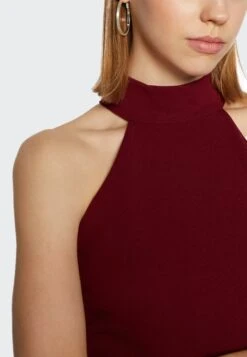 Wal G Sara Halter Neck Maxi Dress - Occasion Wear - Berry Wine -Wal G fbd186c9eb7f4b298b6caad55edf820e