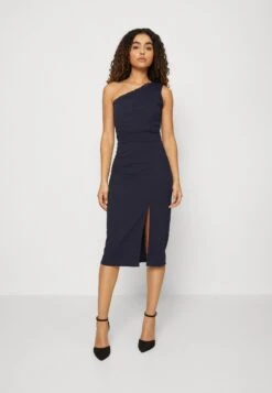 Wal G Sofia Midi - Jersey Dress - Navy Blue