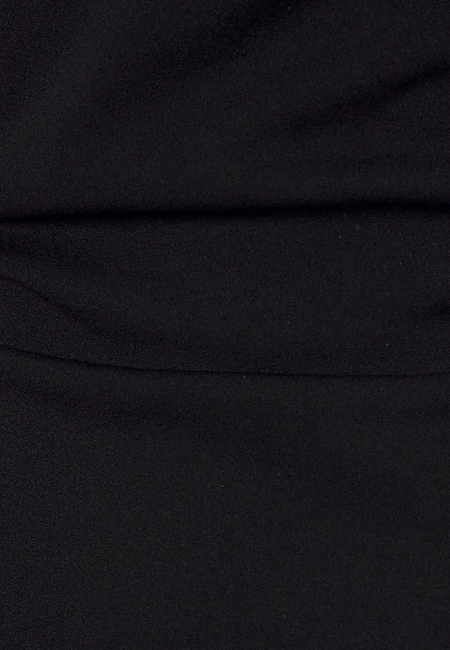 Contrast Frill Sleeve Midi Dress - Jersey Dress - Black/White 3 Contrast Frill Sleeve Midi Dress - Jersey Dress - Black/White - Image 3