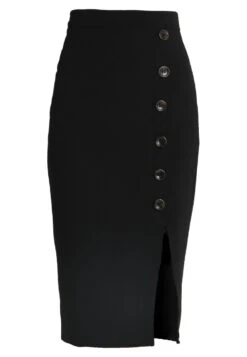 Wal G Tortoise Button Skirt - Pencil Skirt -Wal G ff0f9af75ebd4684aad21abbc705736b