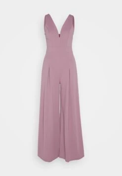 Wal G Jackie Wide Leg - Jumpsuit - Mauve Pink -Wal G ffe9771fd48c420992cb5251bd3391ce