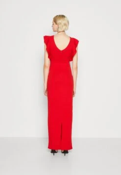 Wal G Jai Ruffle Maxi - Occasion Wear - Red -Wal G ffff84c011ec457797f9e6e66ec8620d